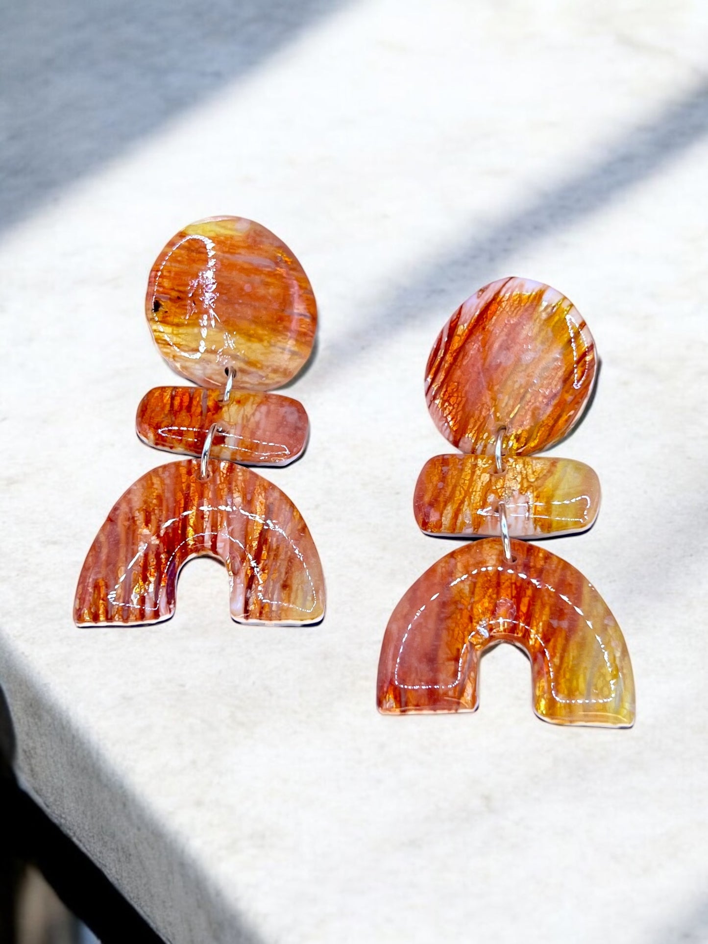 Lit My Fire Stone Earrings