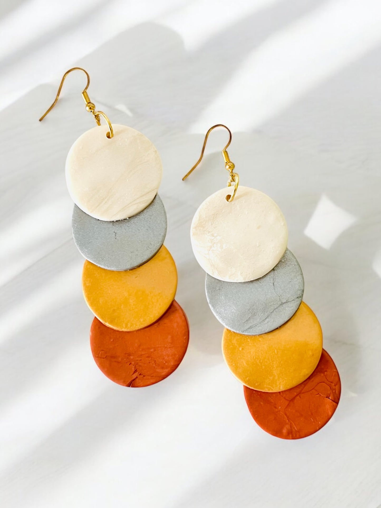 Pendientes Arcilla Bronce