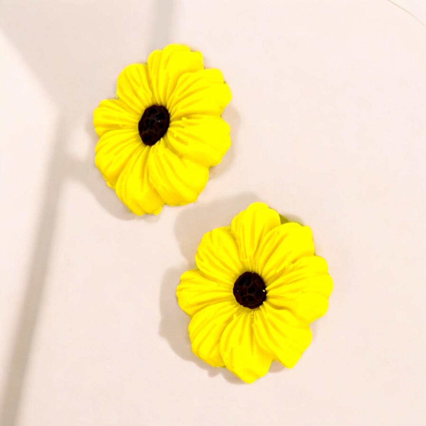 Yellow Gerbera Daisy Studs