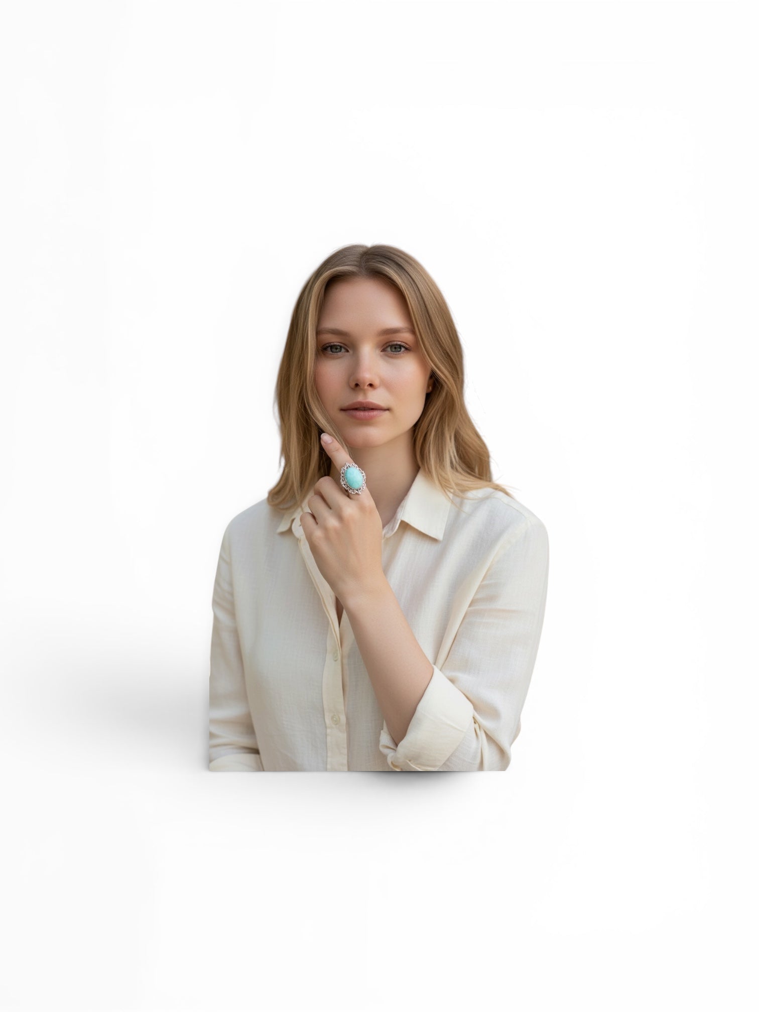 Ocean Whisper Adjustable Ring