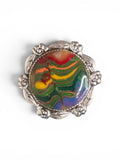 Rainbow Mosaic Adjustable Ring