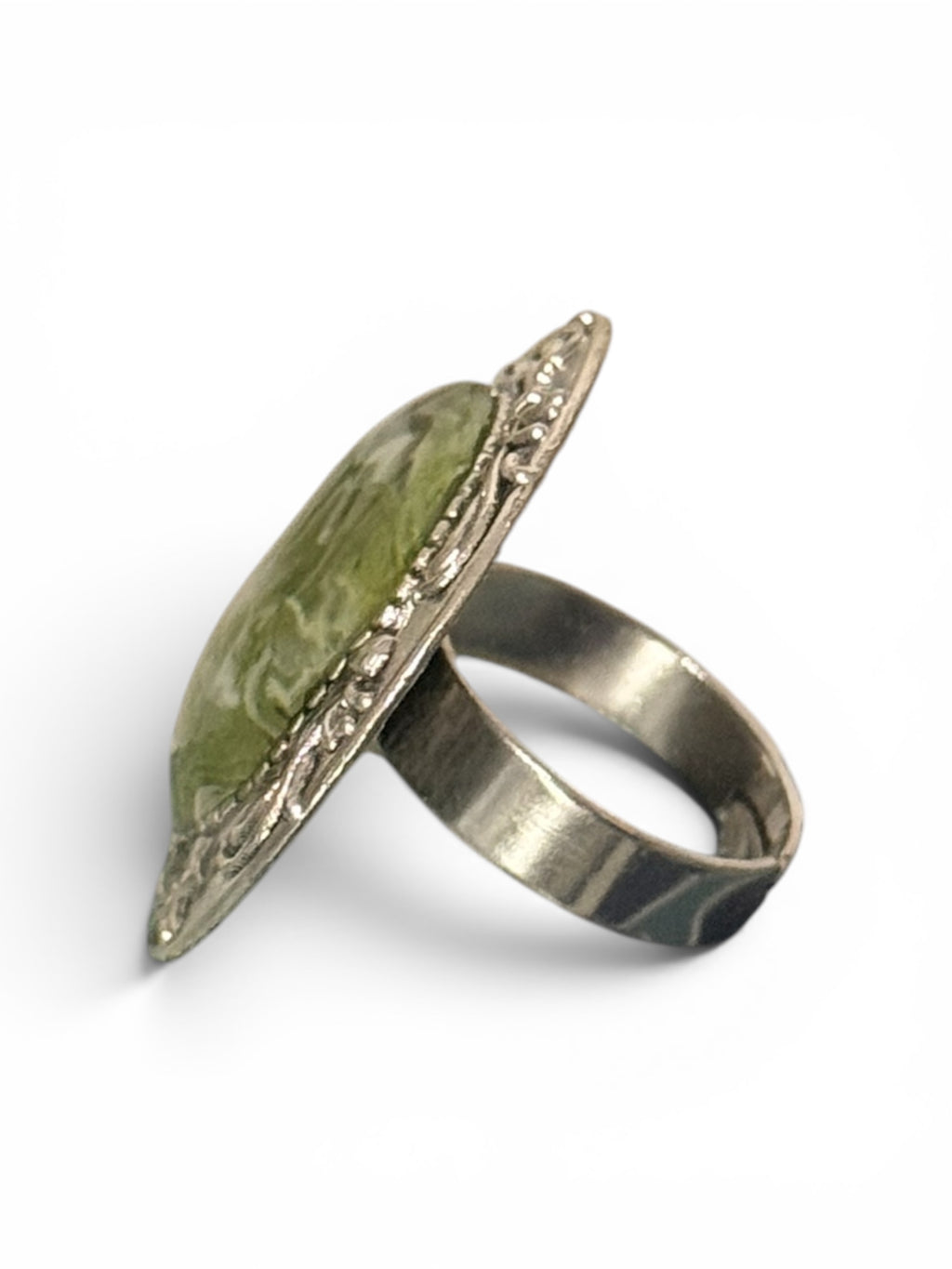 Olive Mist Adjustable Ring