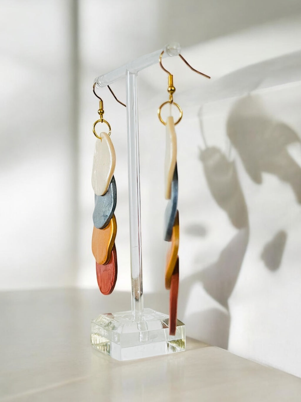 Bronze Clay Earrings