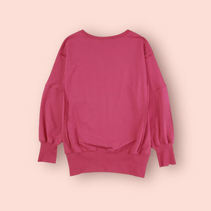 Made Just For You! Pink Round Neck Sweatshirt