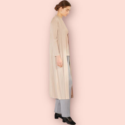 Made Just For You! Marina West Pleated Long Sleeve Cardigan