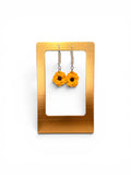 Golden Sunflower Pearl Dangles