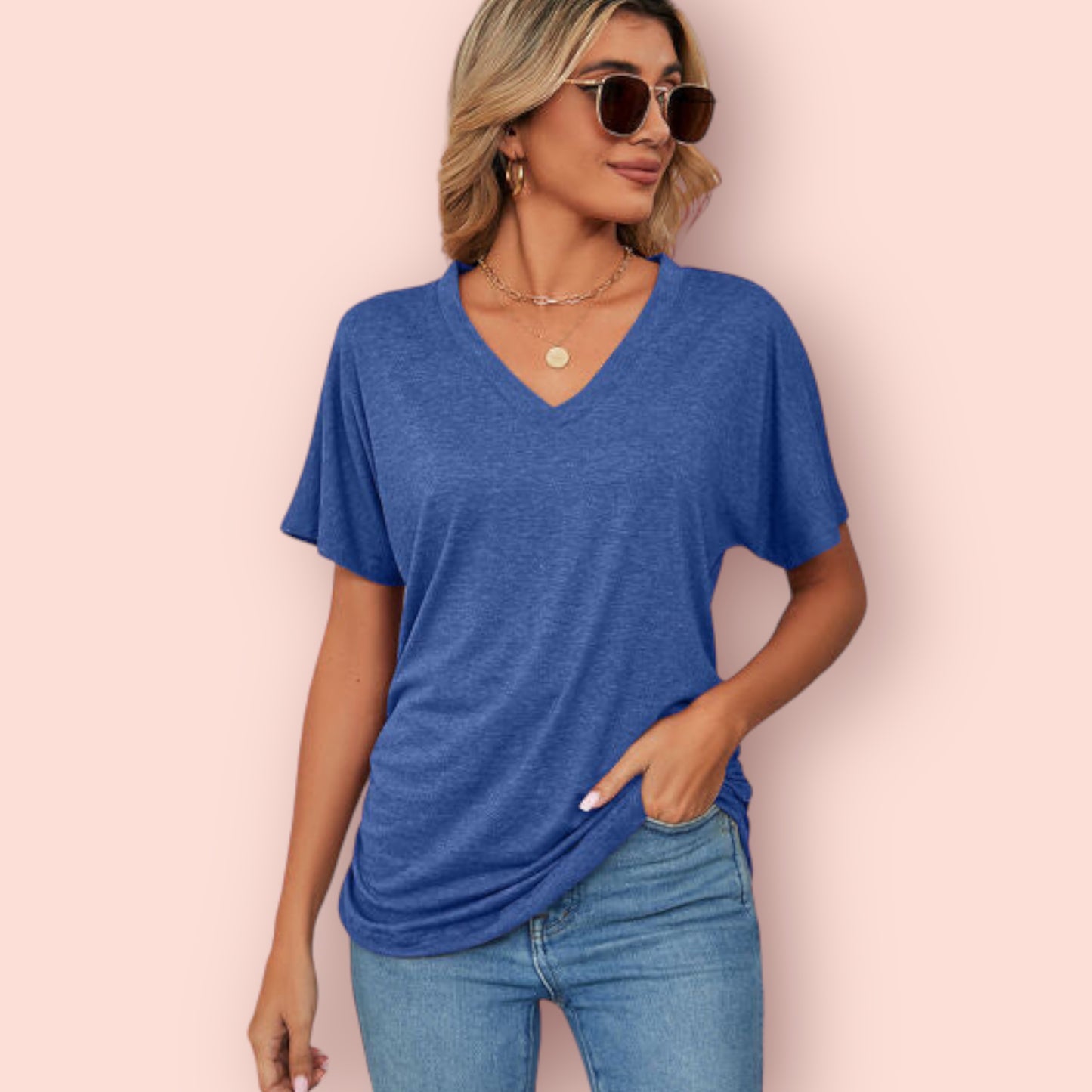 Made Just For You! V-Neck Short Sleeve T-Shirt