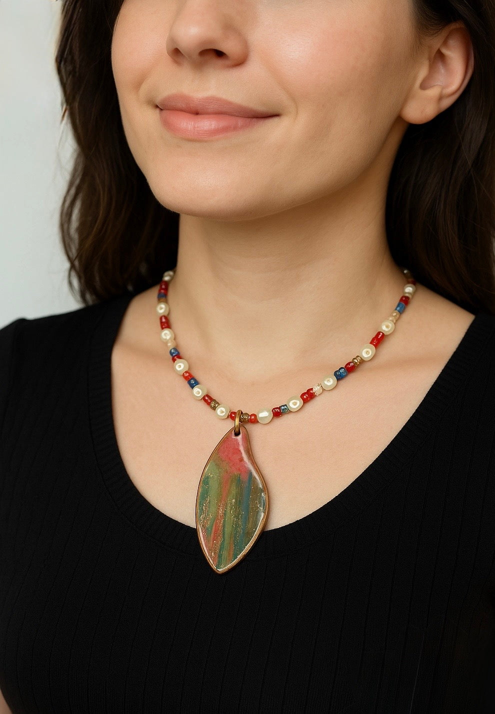 Crystal Peral Necklace