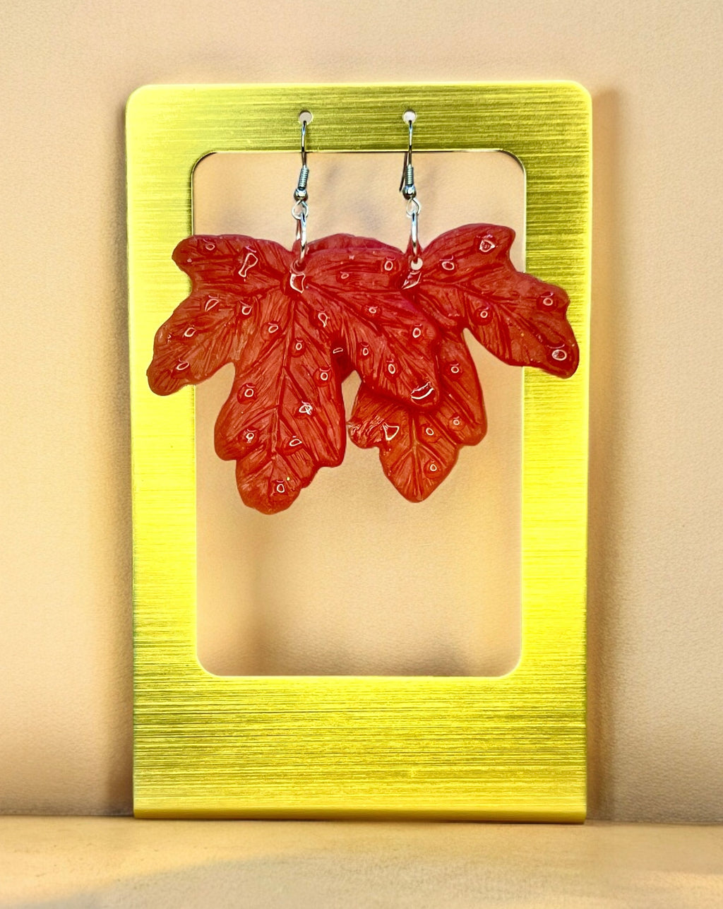 Red Leaf Dangles