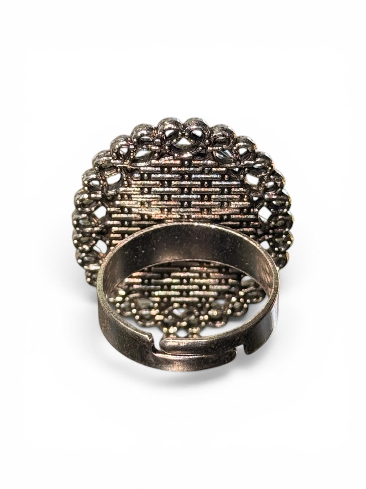 Aurora Mosaic Adjustable Ring