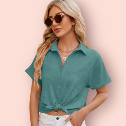 Made Just For You! Button Up Blouse