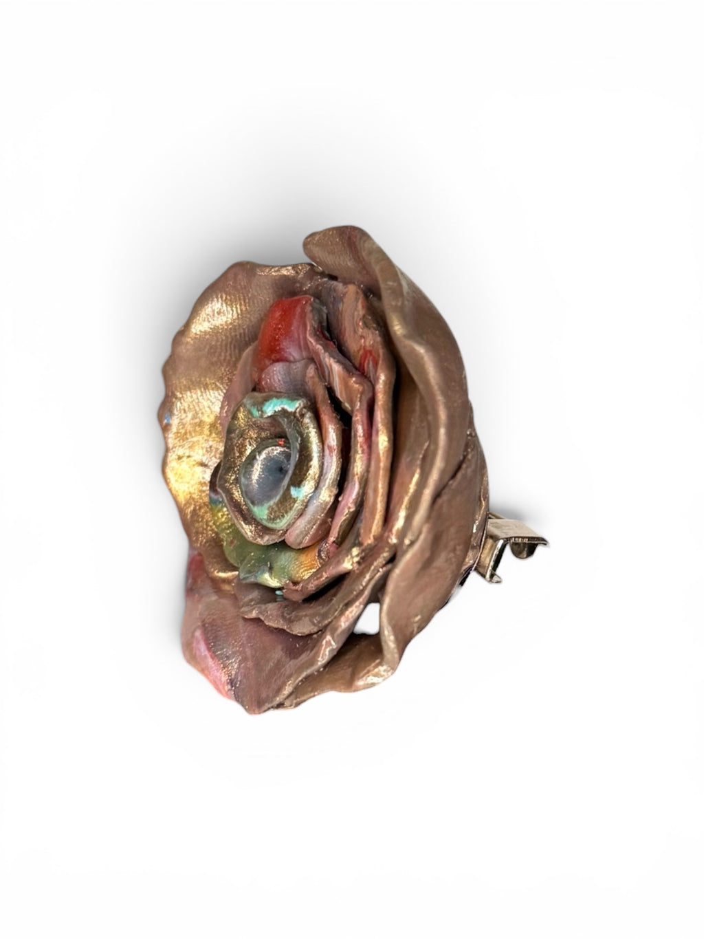 Golden Rose Brooch