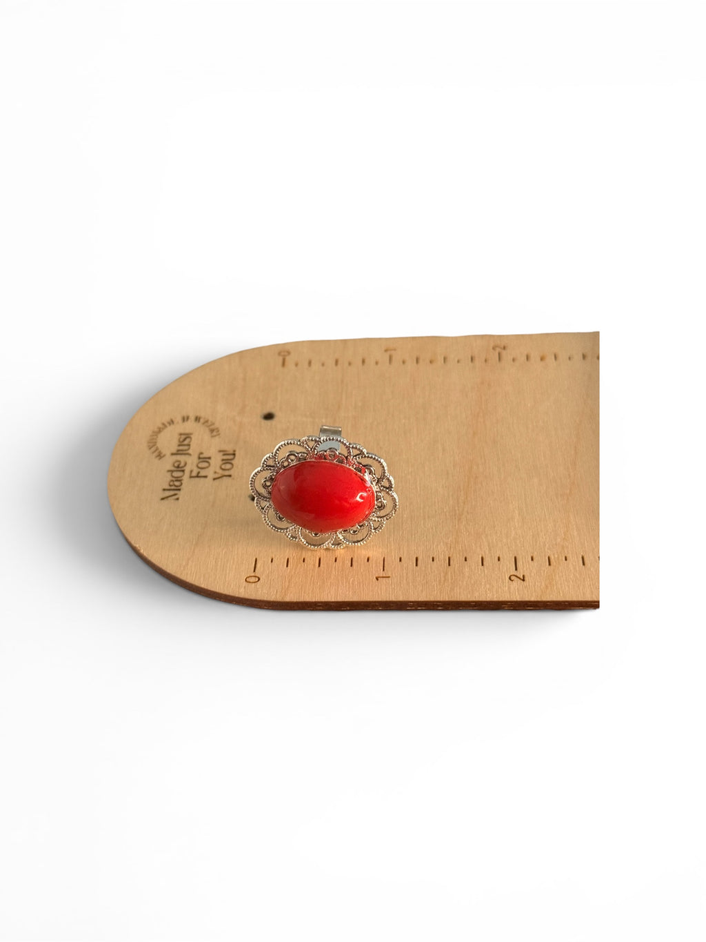 Ruby Radiance Adjustable Ring
