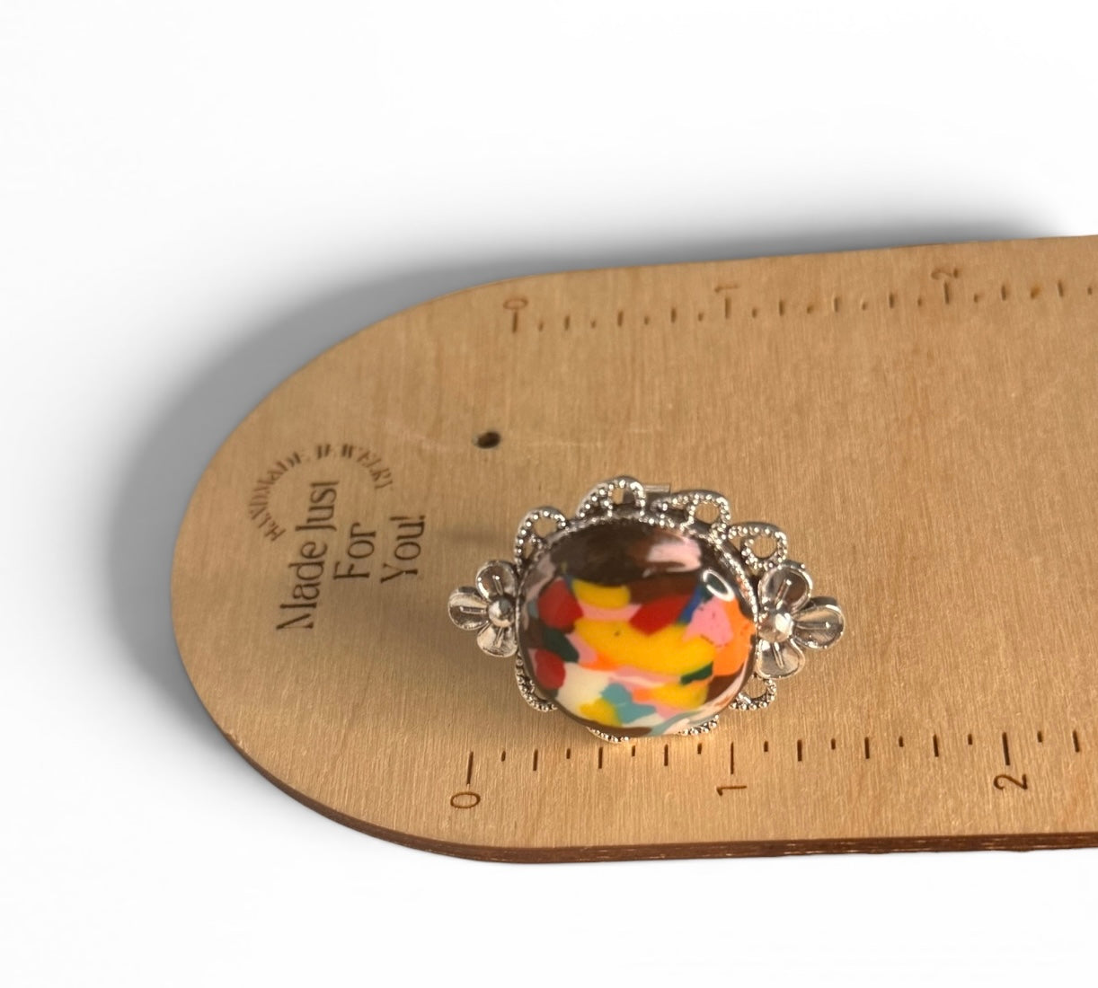 Confetti Bloom Adjustable Ring