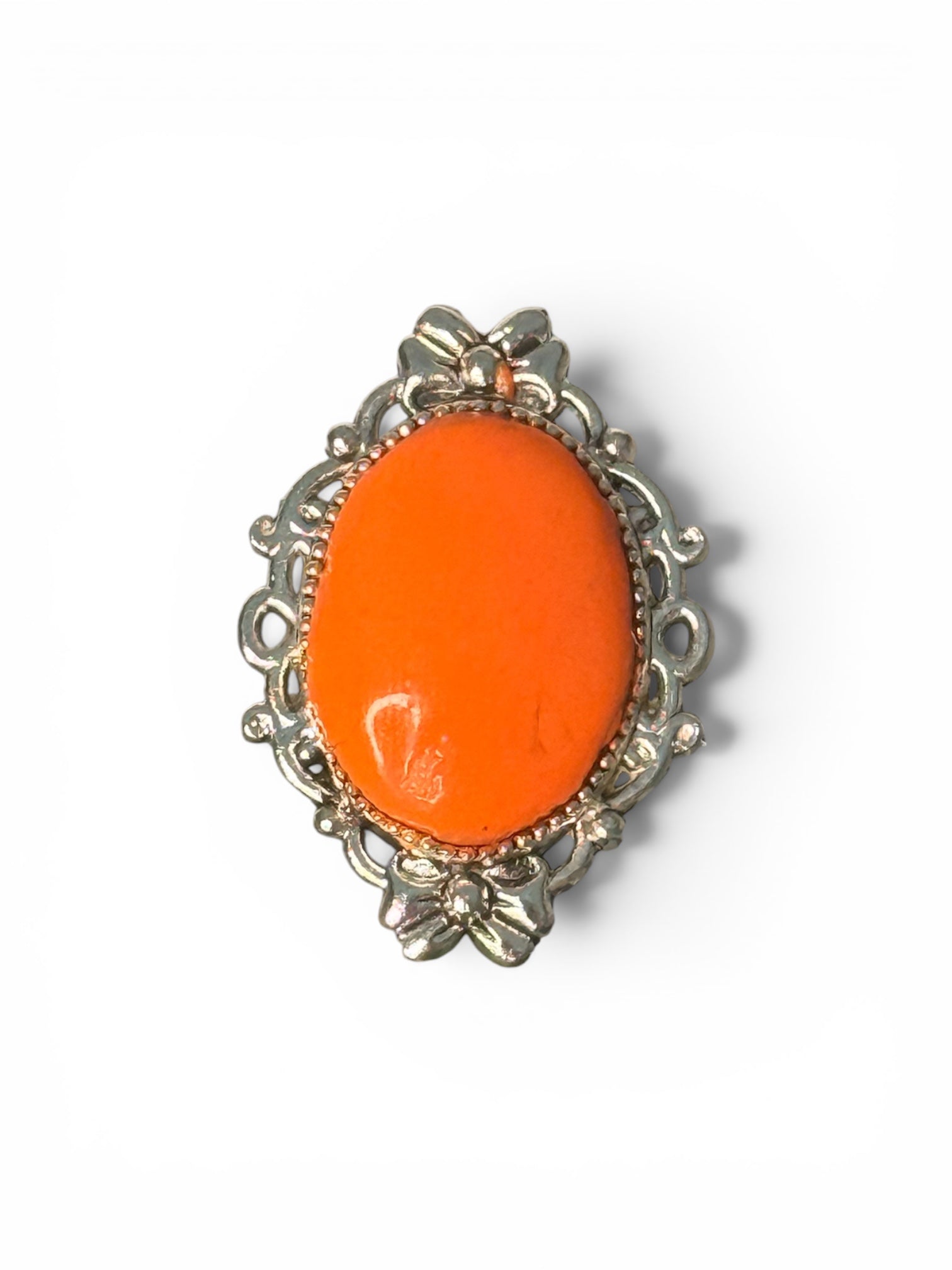 Tangerine Adjustable Ring