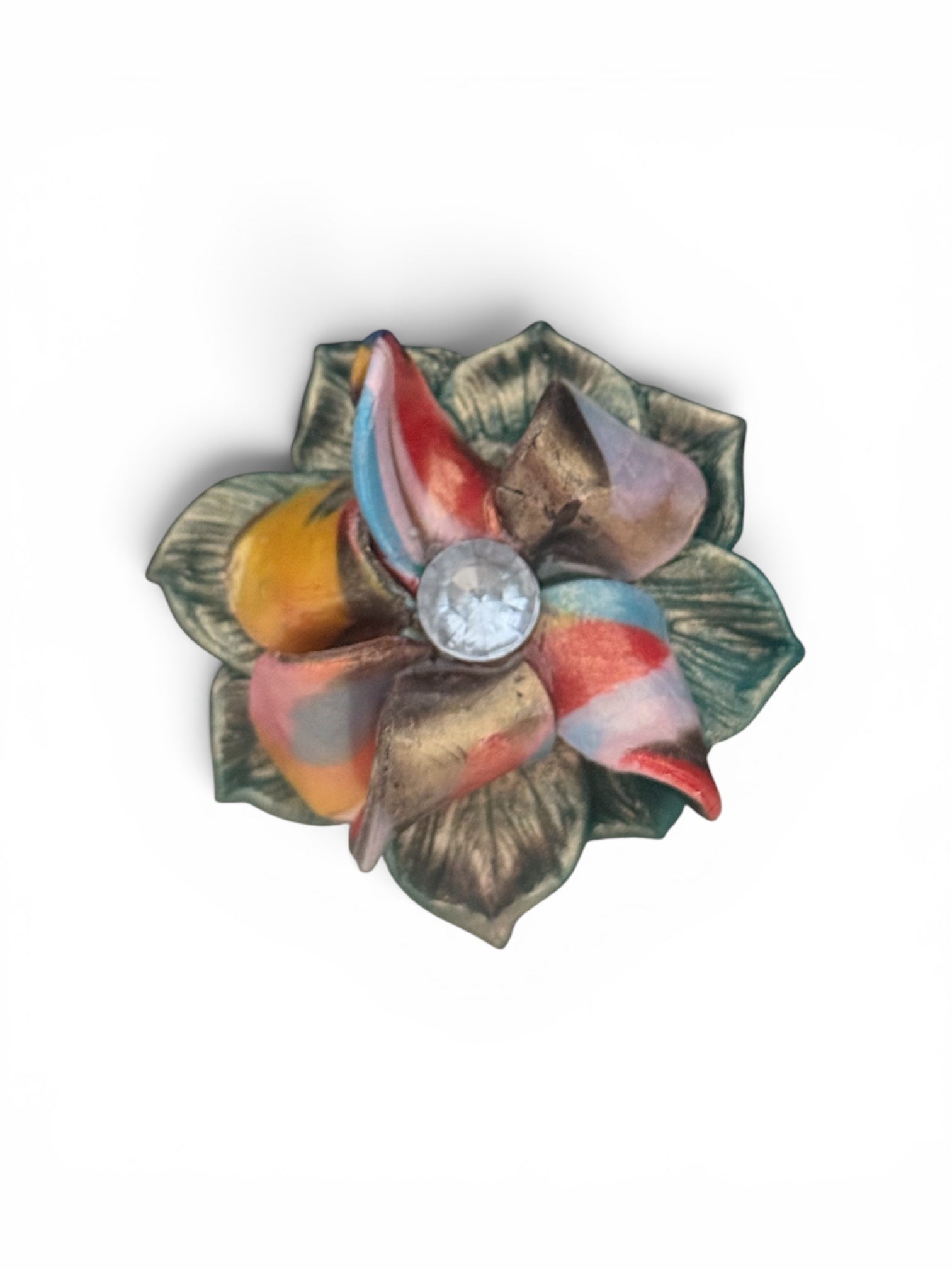 Bohemian Bloom Flower Brooch