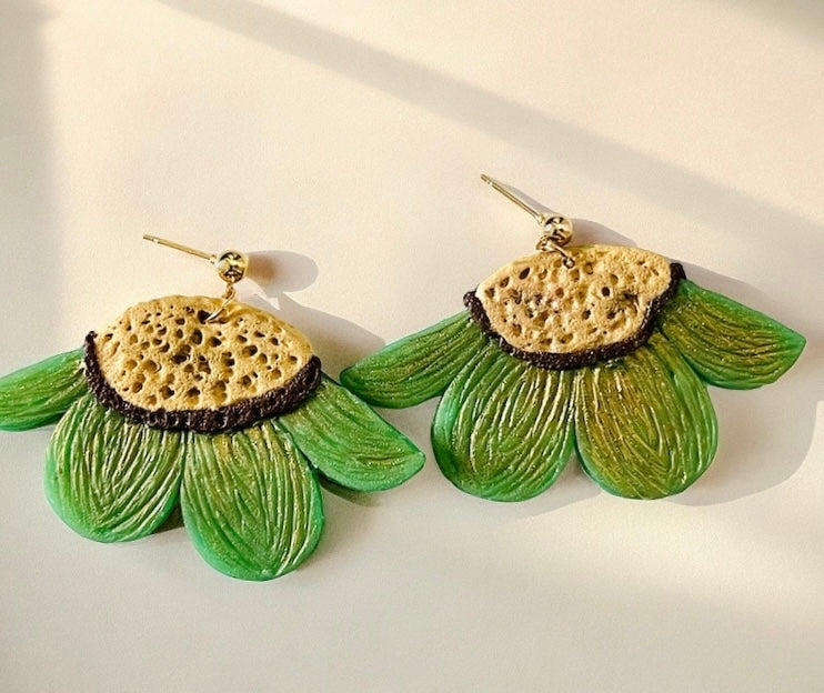 Coneflower Earrings