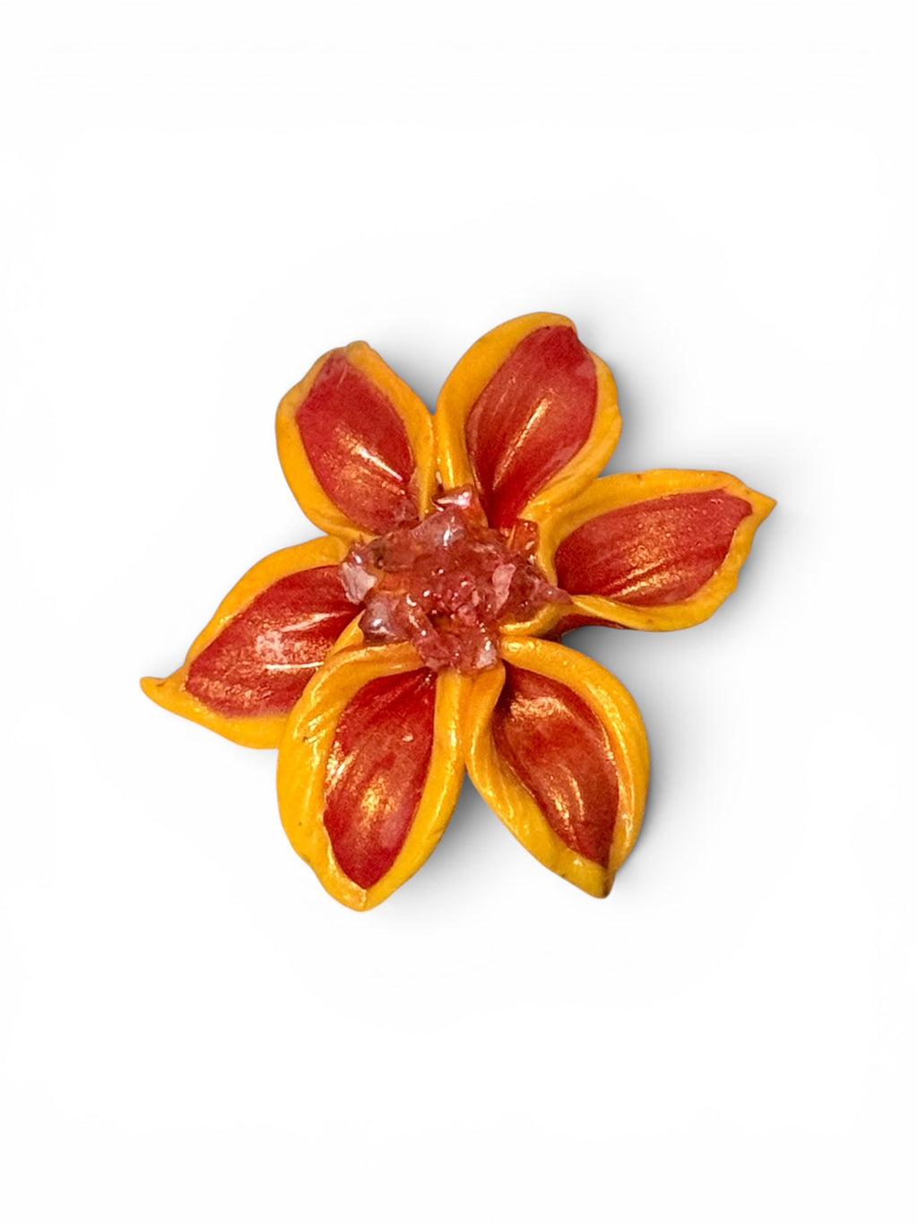 Sunset Orchid Adjustable Ring