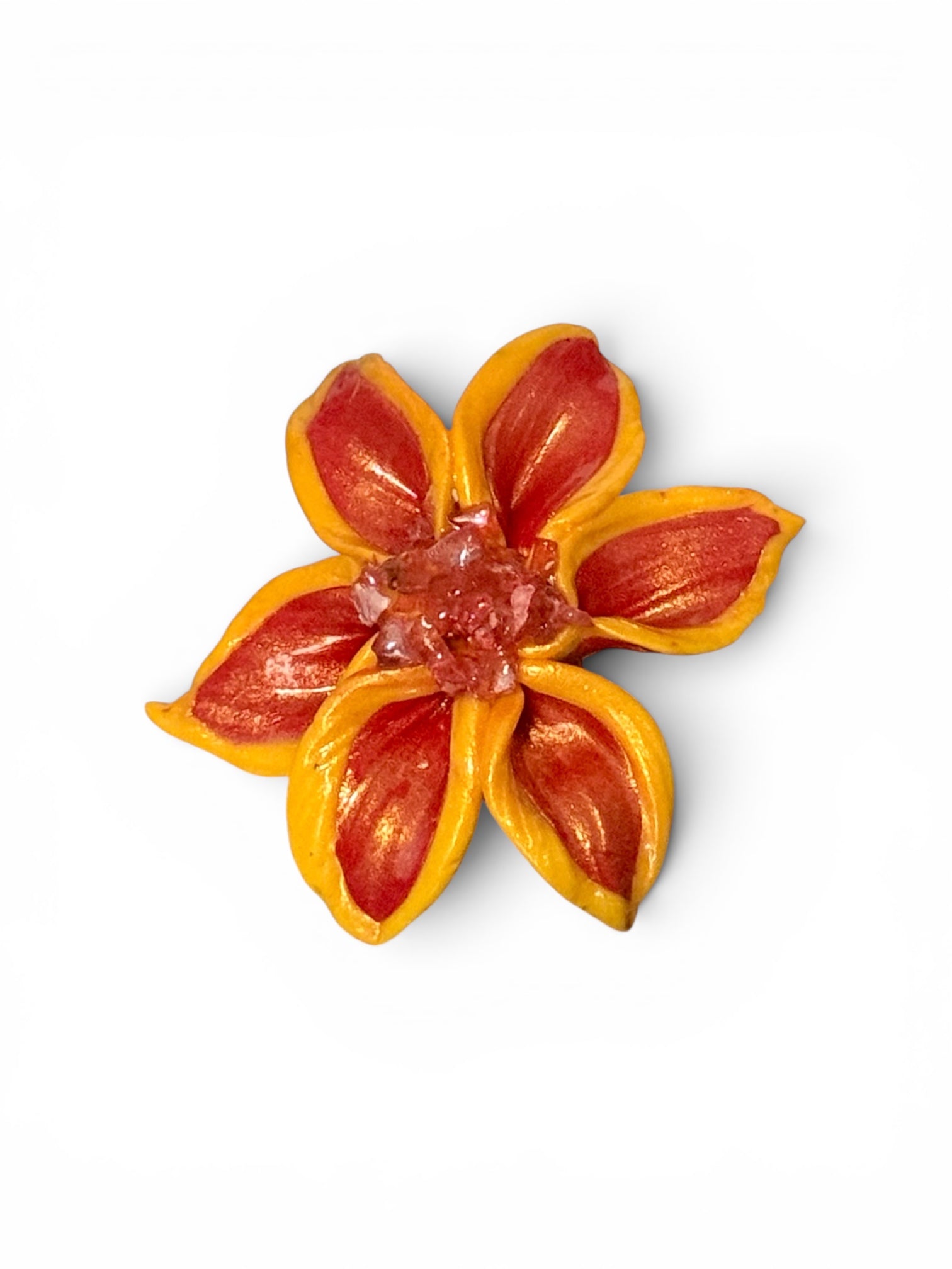 Sunset Orchid Adjustable Ring