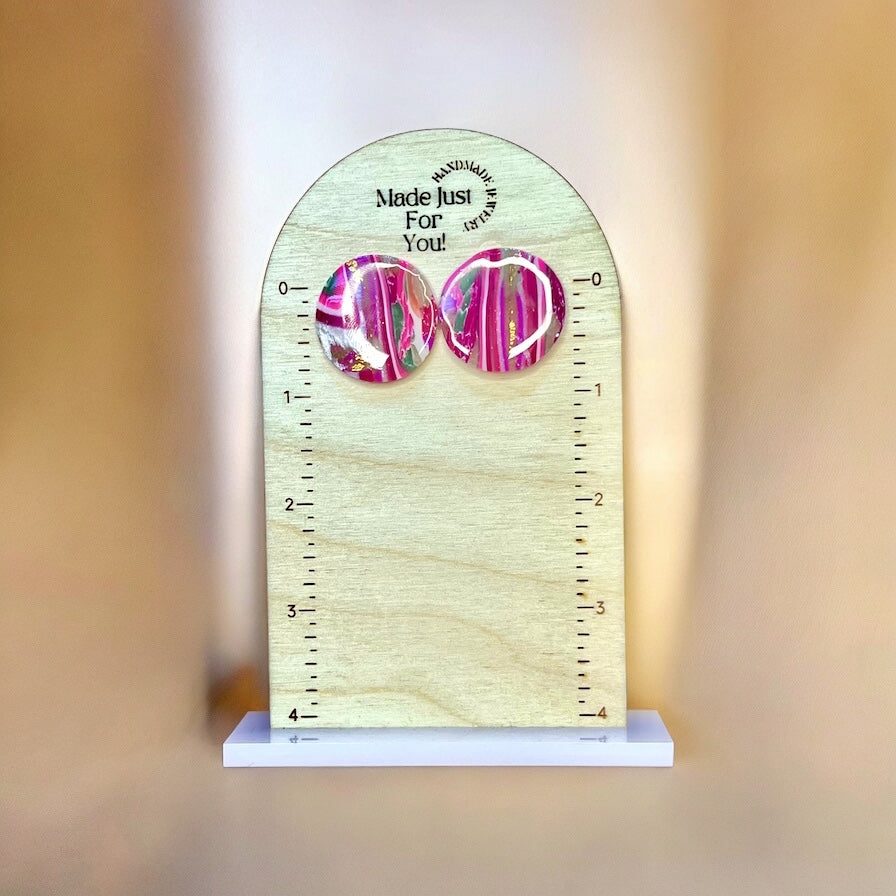 Color Me Pink Studs