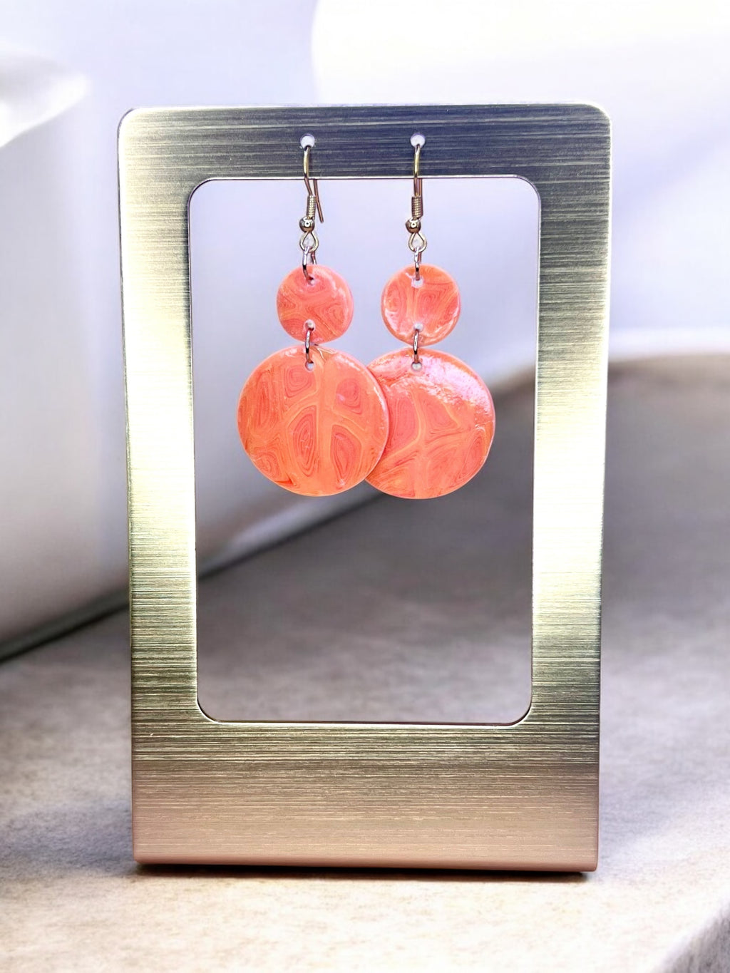 Orange Creamsicle Earrings