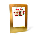 Poinsettia Earrings