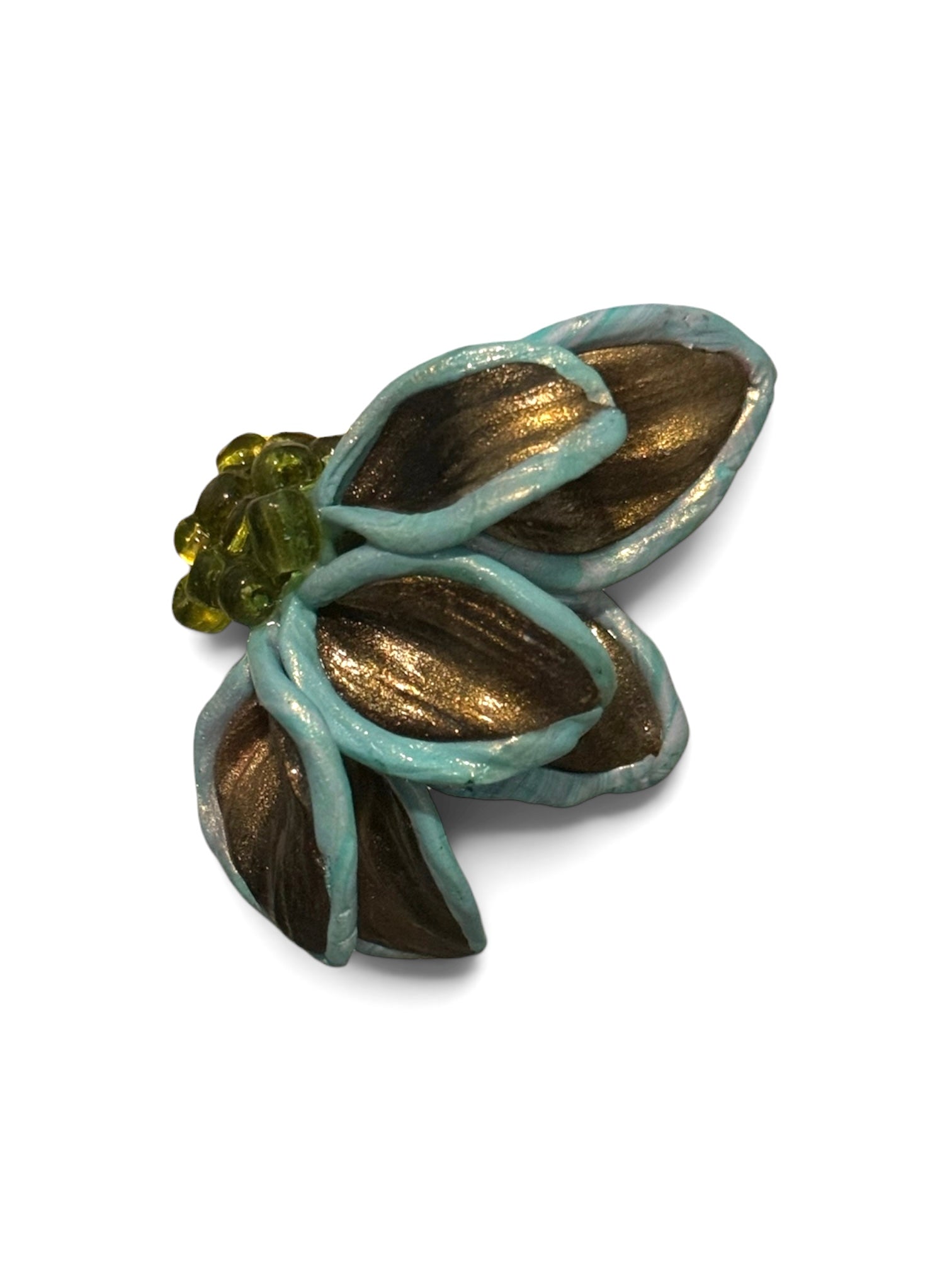 Blue Magnolia Earrings