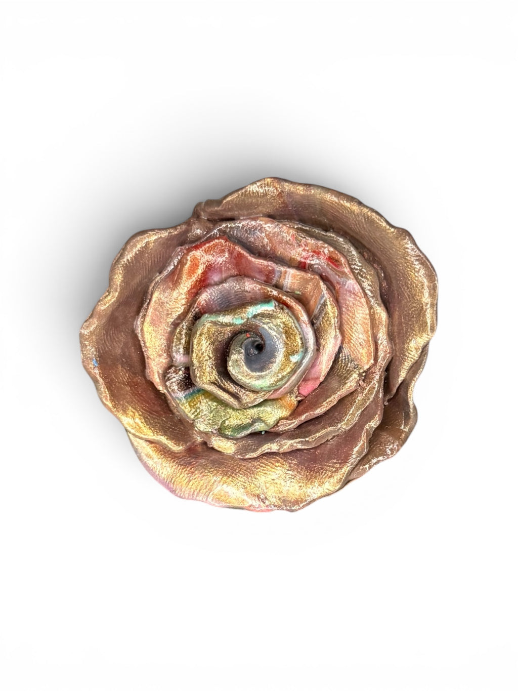 Golden Rose Brooch