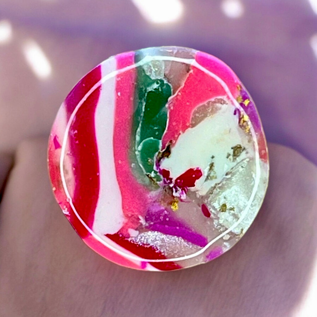 Mini Color Me Pink Studs