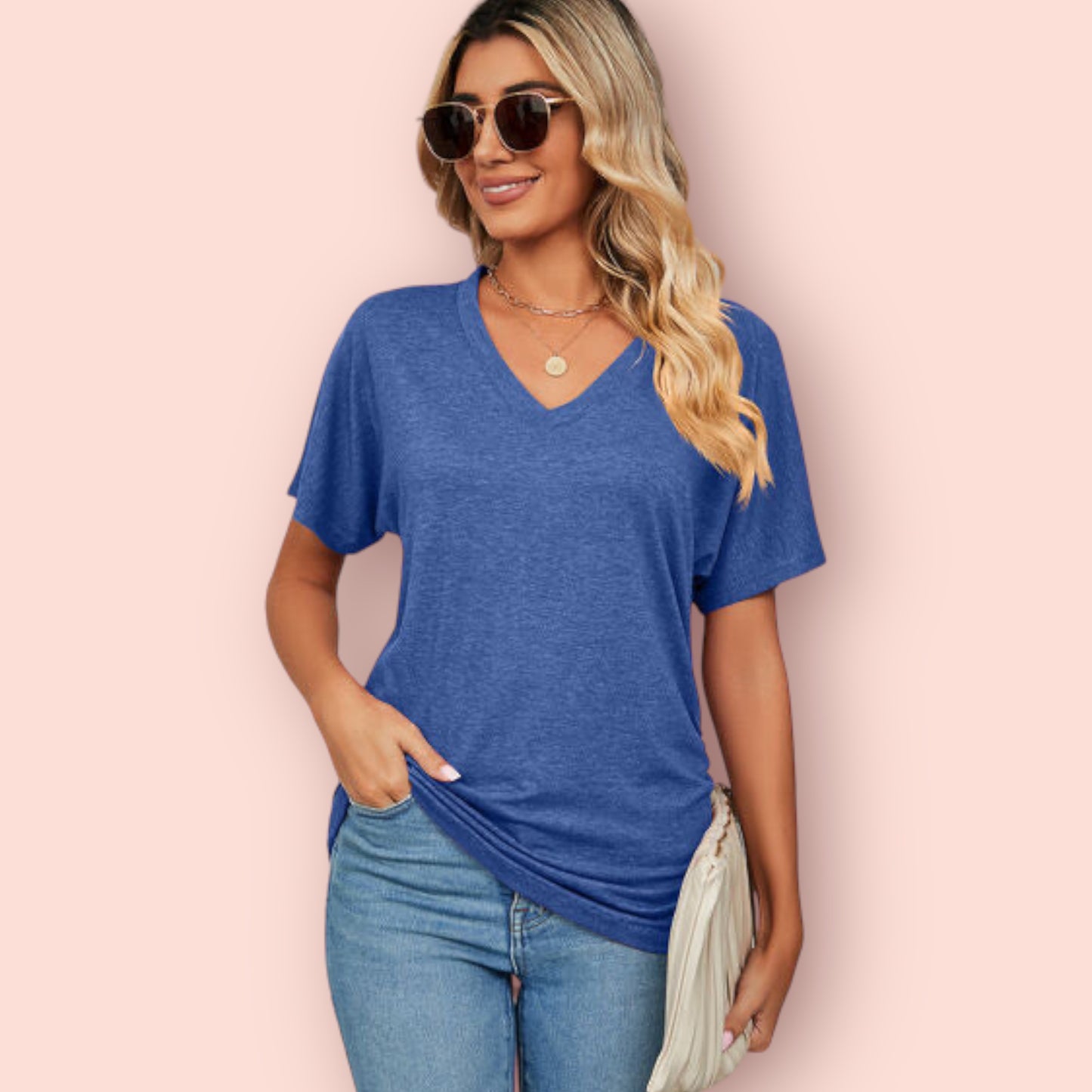 Made Just For You! V-Neck Short Sleeve T-Shirt