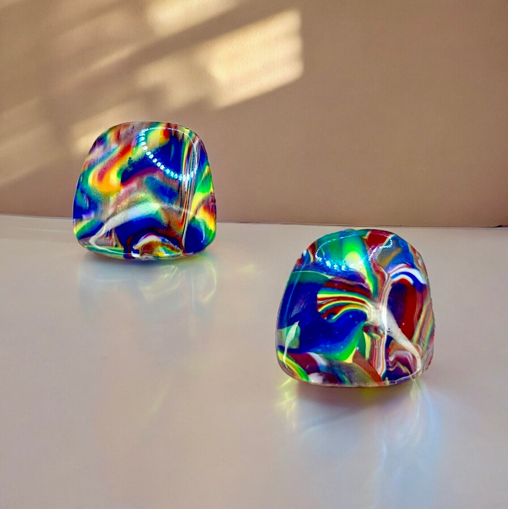 Round Up The Rainbow Studs