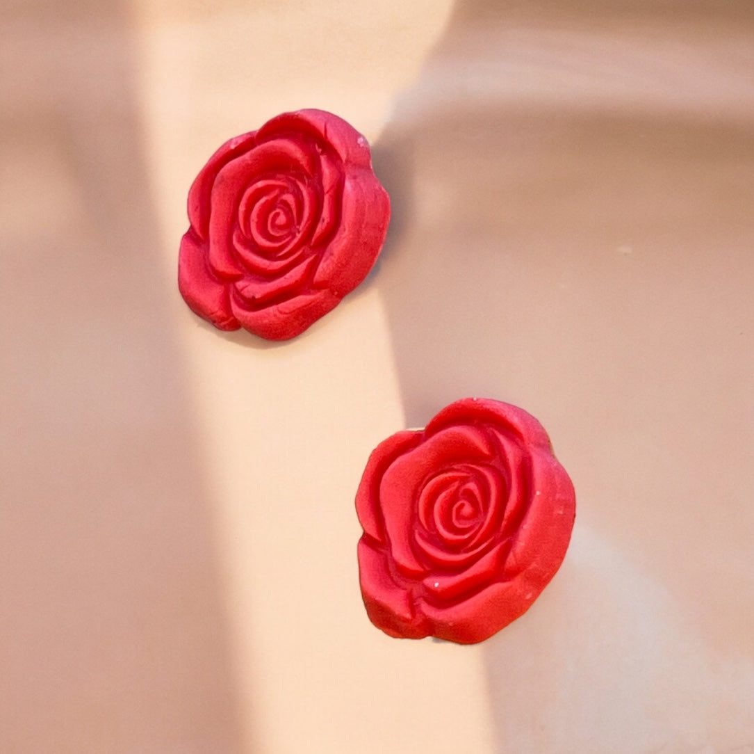 Rosy Rose Studs