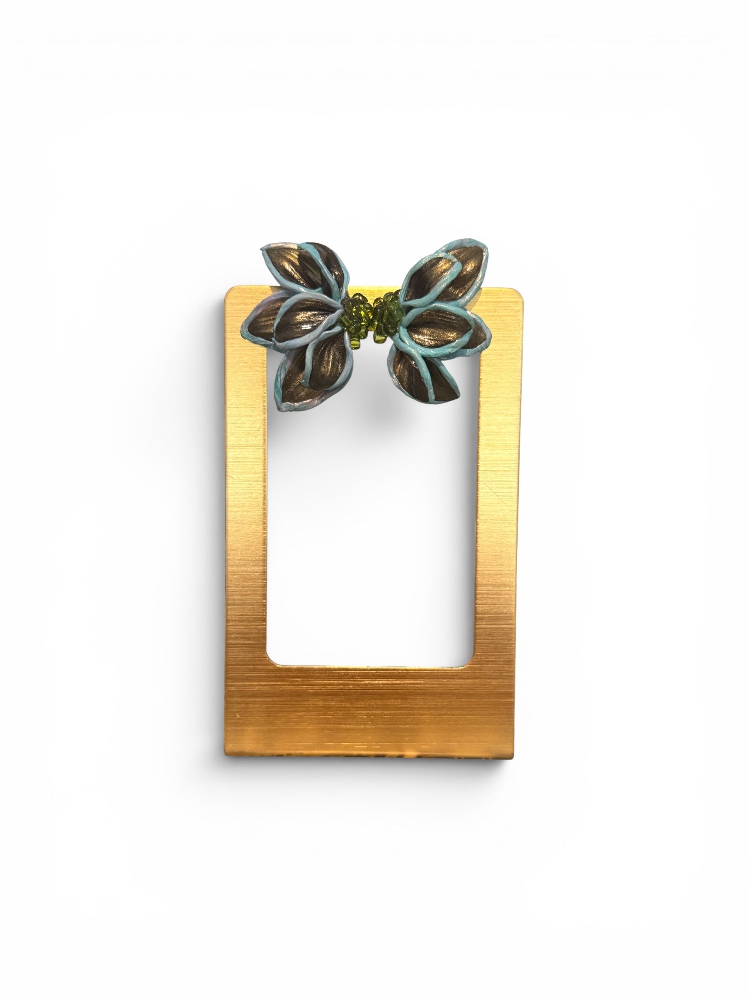 Blue Magnolia Earrings