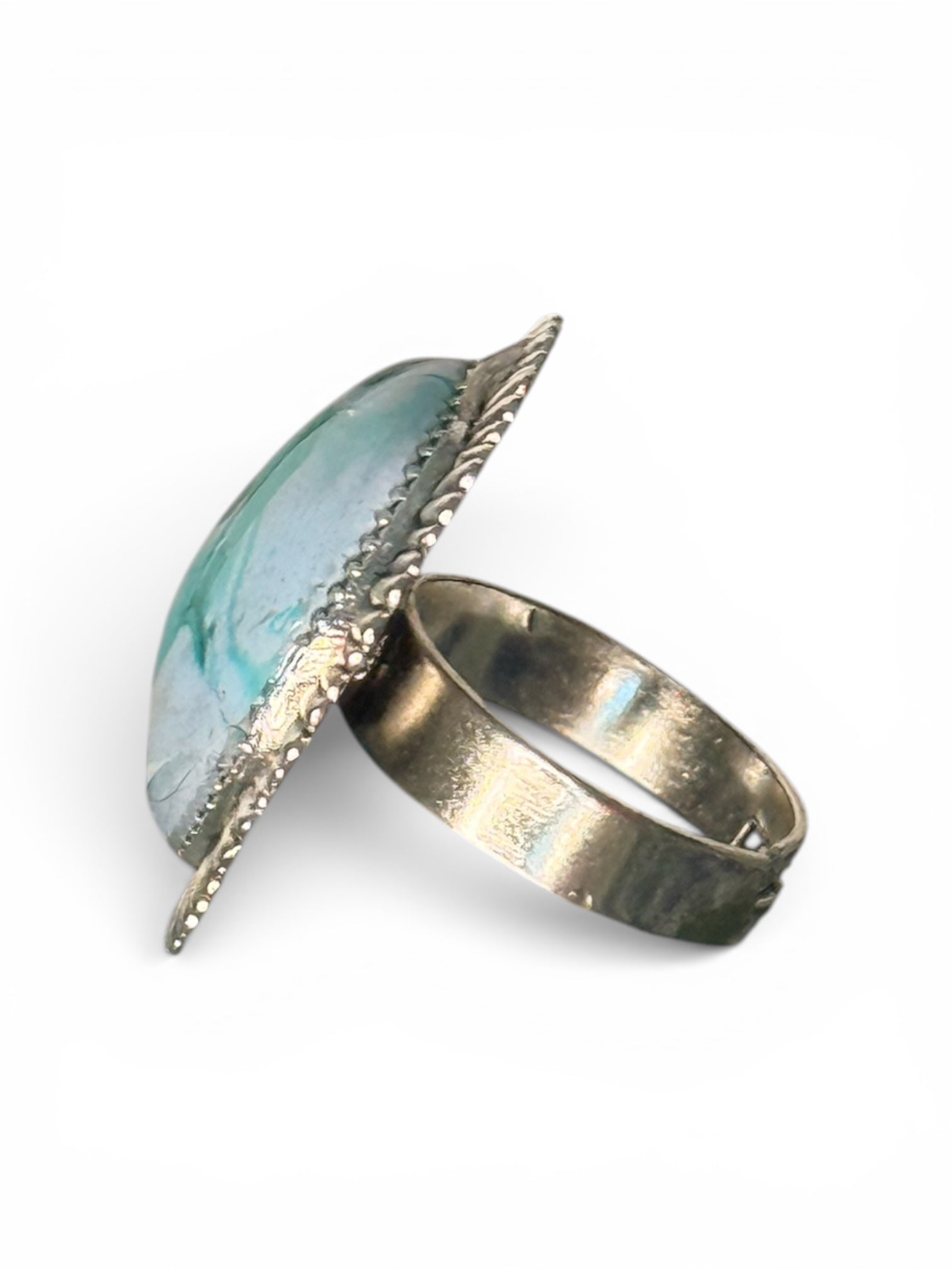 Sea Mist Adjustable Ring