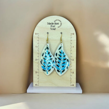 Blue Lupine Earrings