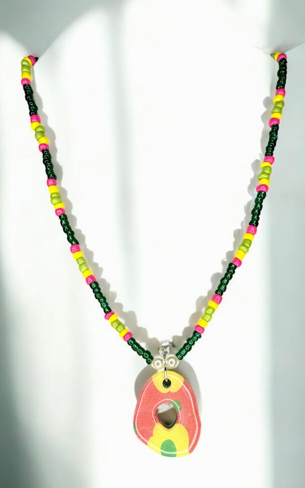 Daisy Beaded Necklace