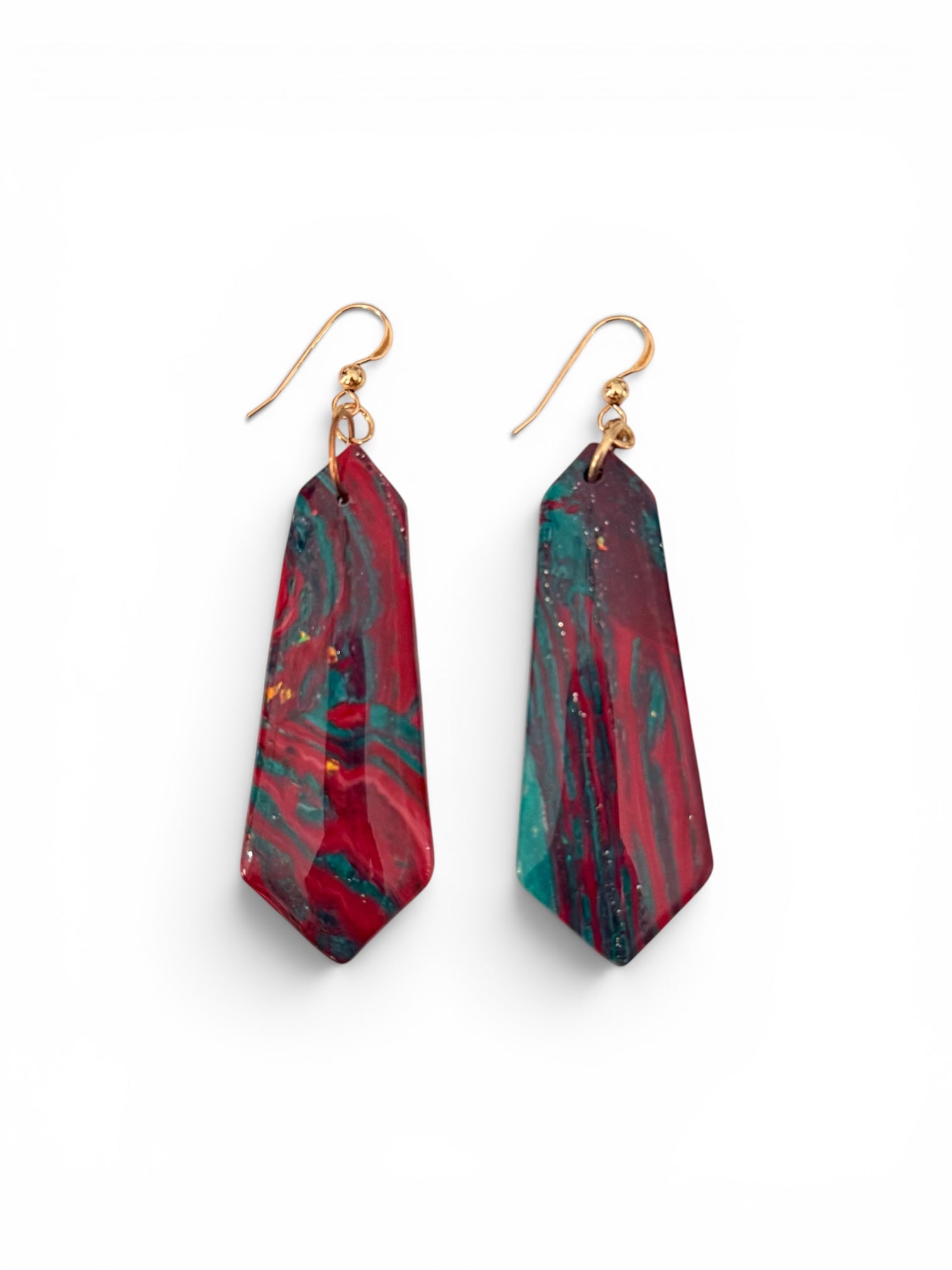 Crimson Aurora Earrings