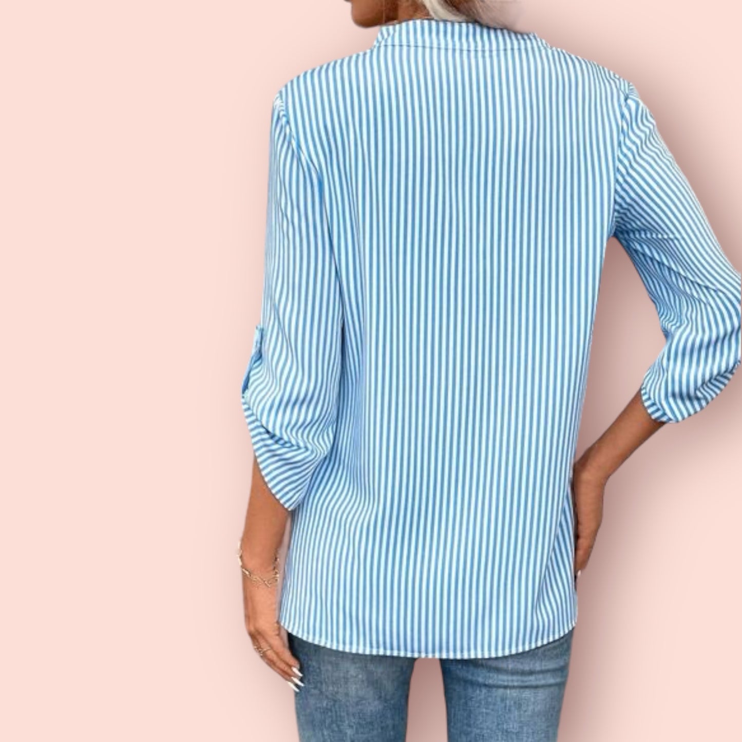 Made Just For You! Striped Sleeve Shirt