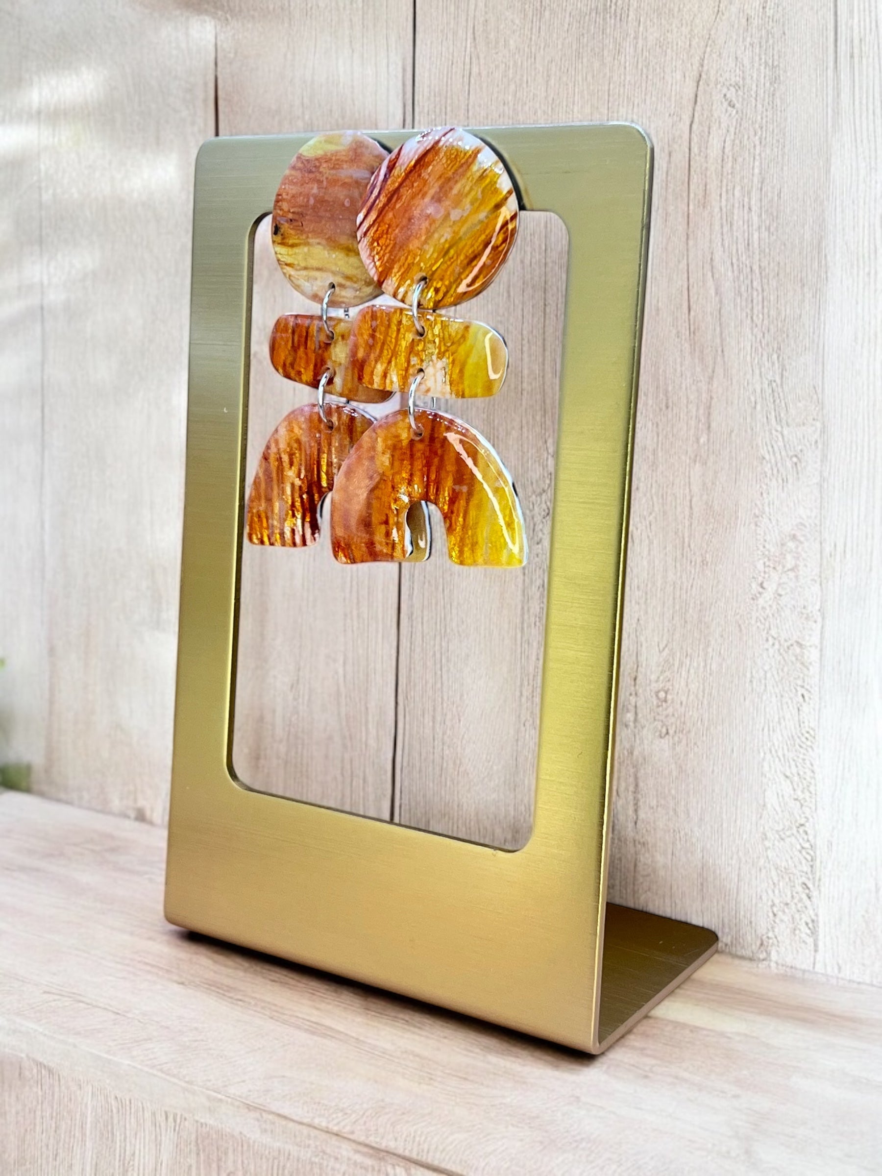 Lit My Fire Stone Earrings