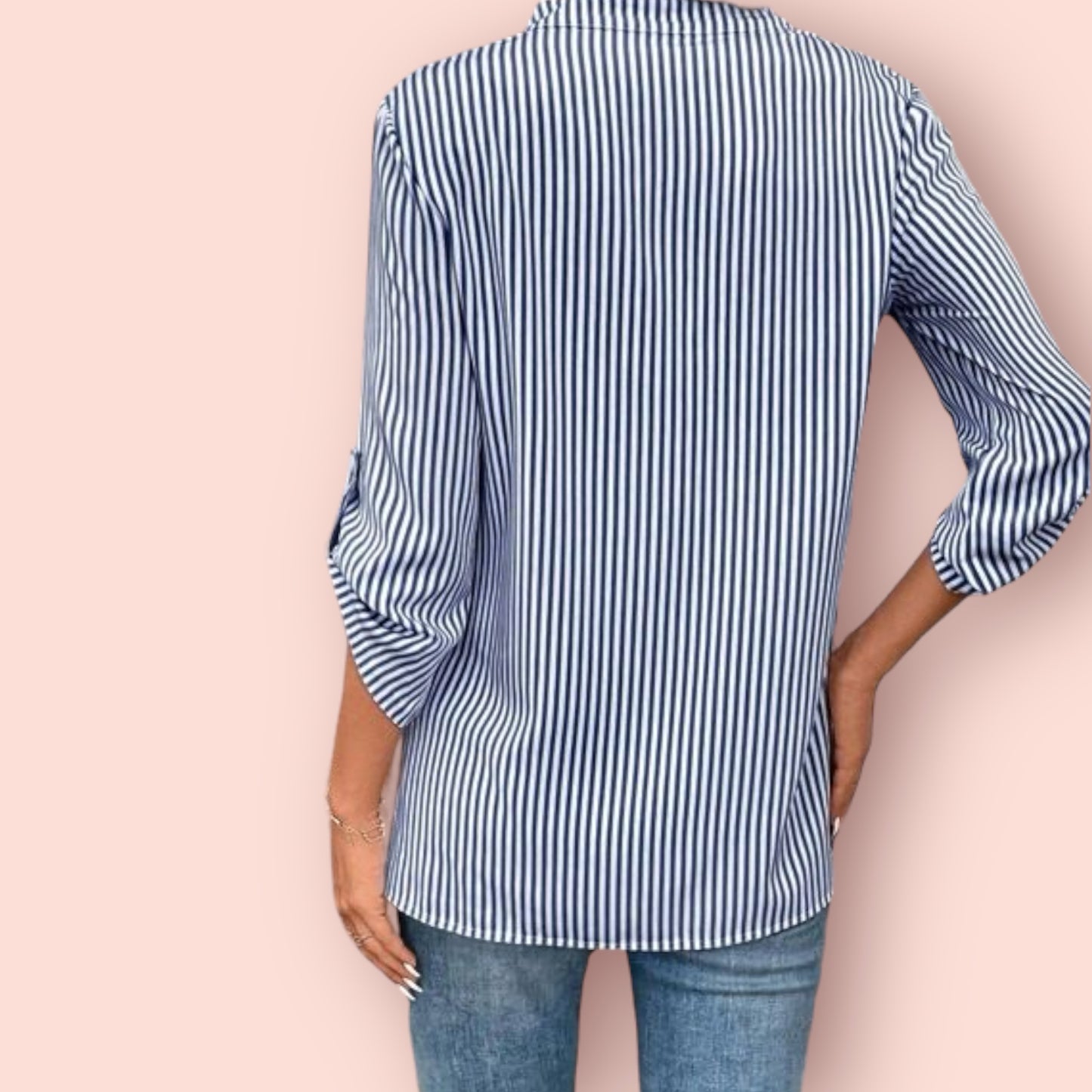 Made Just For You! Striped Sleeve Shirt