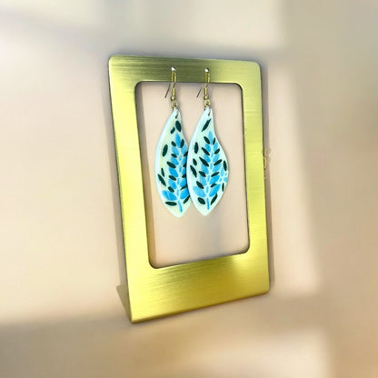 Blue Lupine Earrings