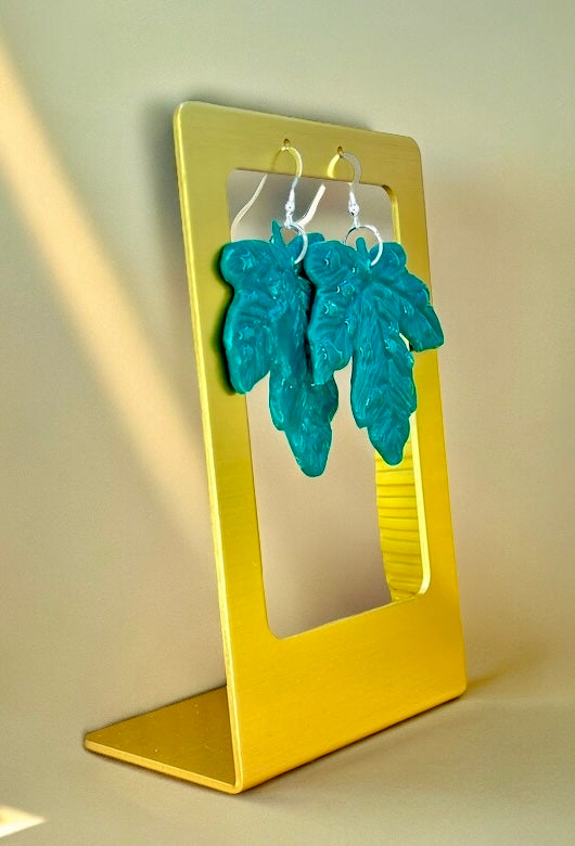 Green Leaves Earrings