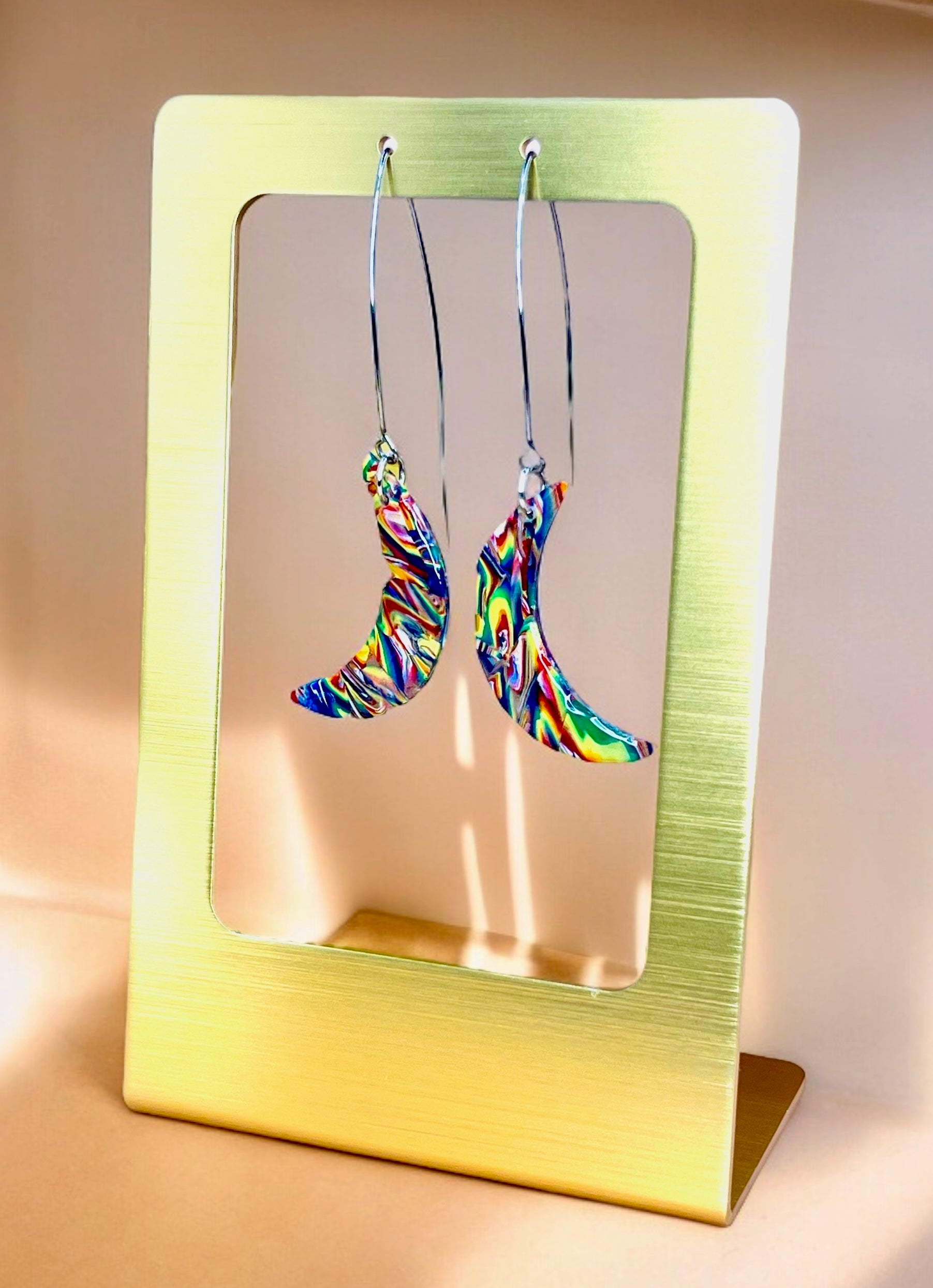 Moonlight Rainbow Dangles