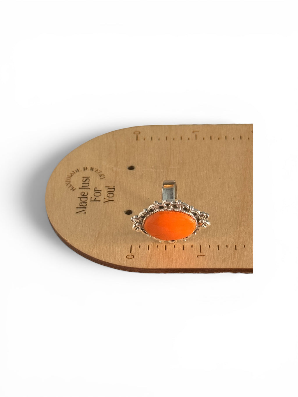 Tangerine Adjustable Ring