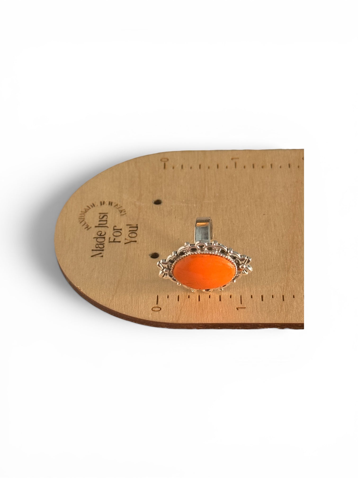 Tangerine Adjustable Ring