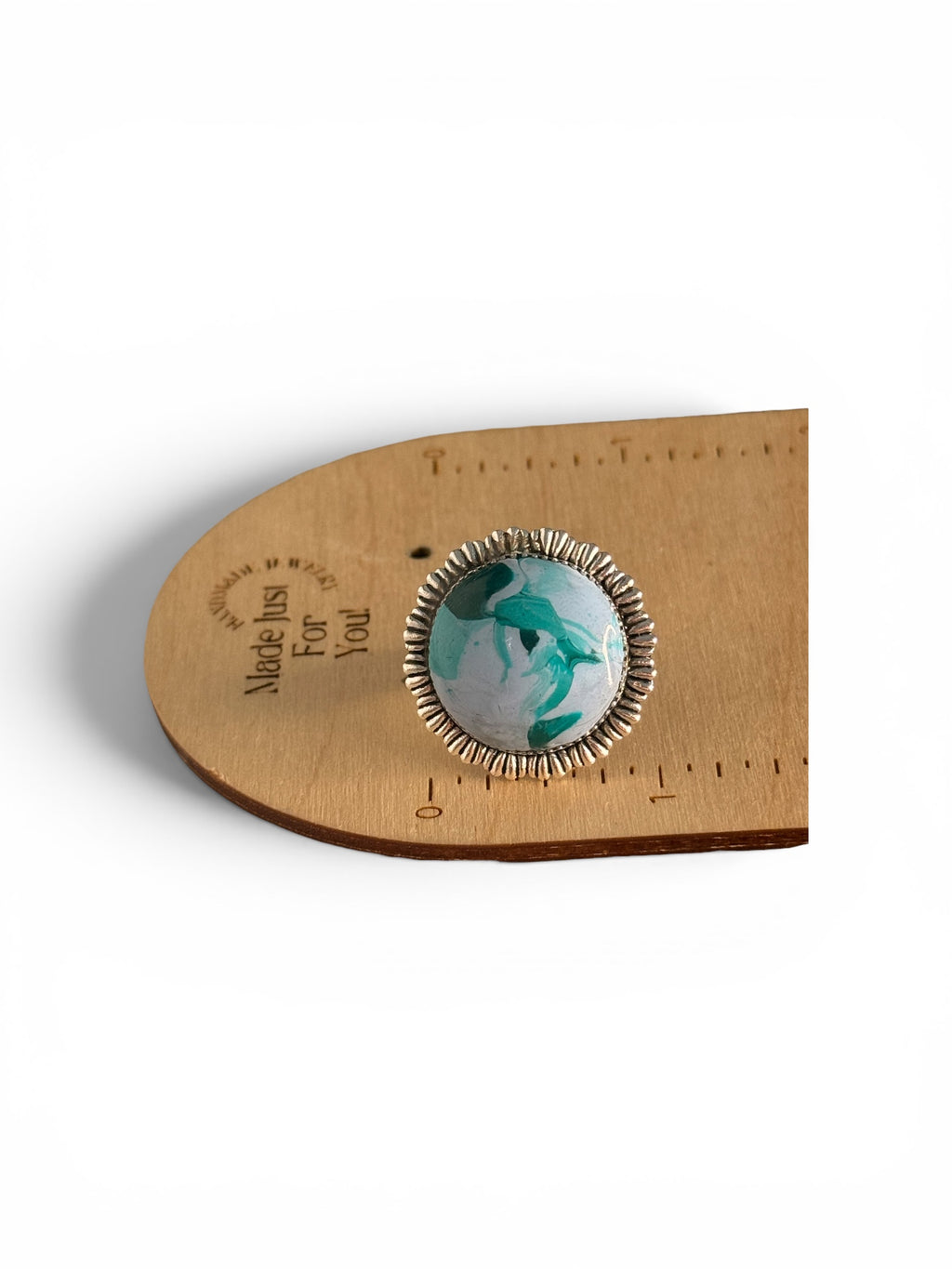 Sea Mist Adjustable Ring