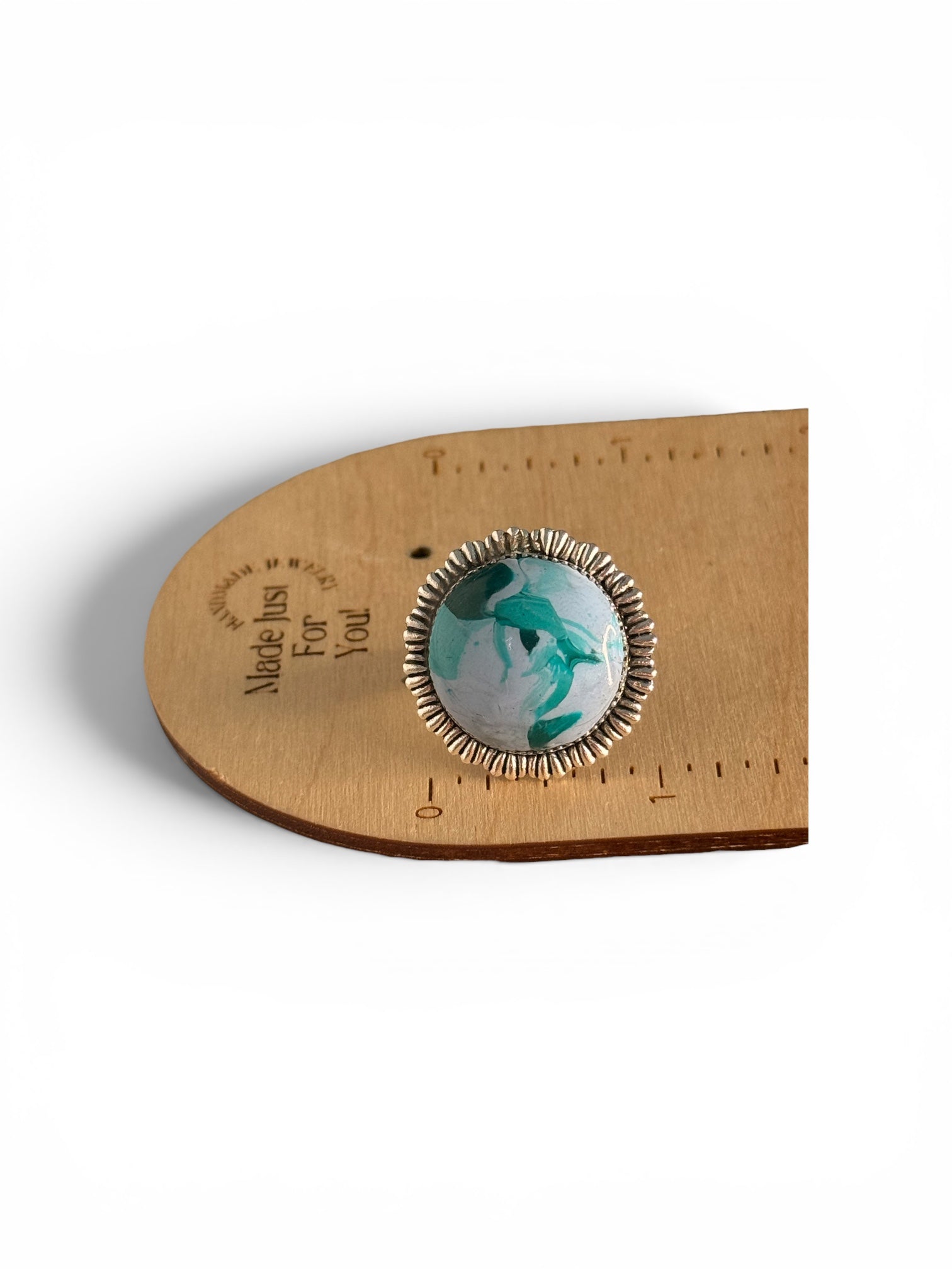 Sea Mist Adjustable Ring