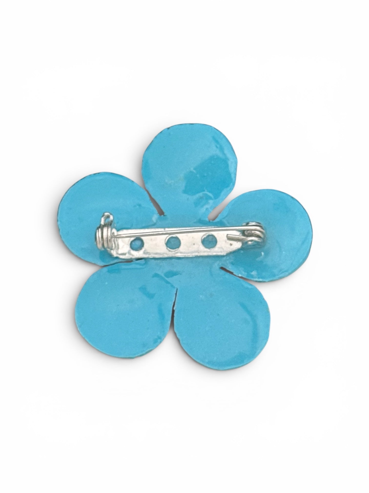 Celestial Blue Blossom Brooch
