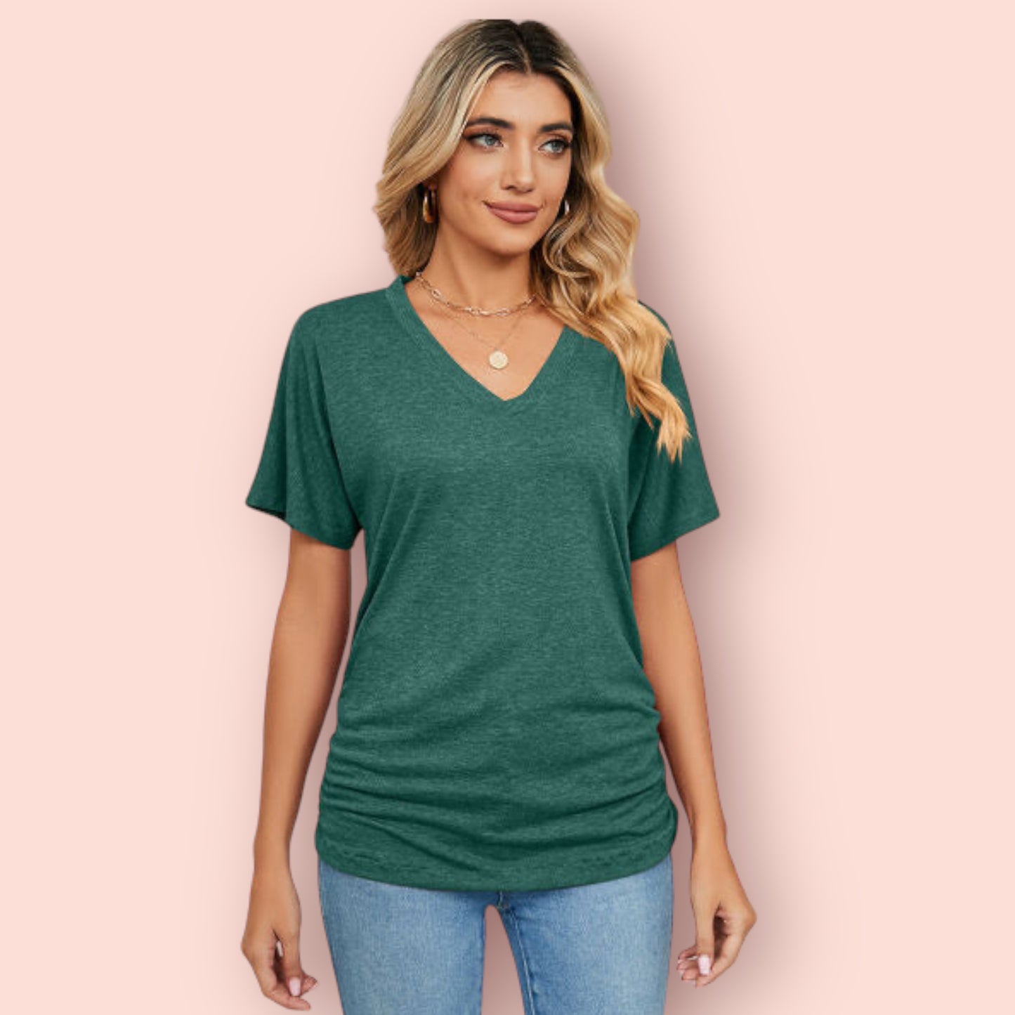 Made Just For You! V-Neck Short Sleeve T-Shirt