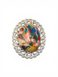 Aurora Mosaic Adjustable Ring